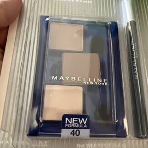 Maybelline expert wear eyeshadow with brush Chocolate Mousse Trio 40 - NIB 2007